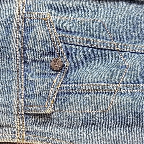 Vintage Walt Disney Mickeys Travelers Club Denim Reversible Vest-Size Large - Picture 6 of 17